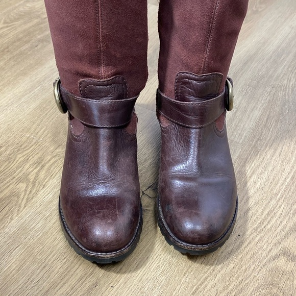 Timberland Earthkeepers Bethel Tall Zip Leather and Suede Knee-High Boots size 6 - Picture 6 of 14